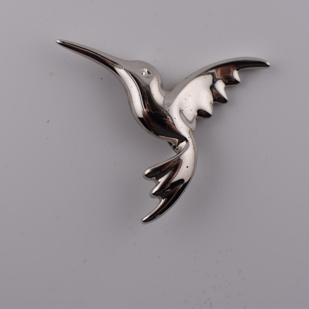 Sterling Silver Bird Brooch